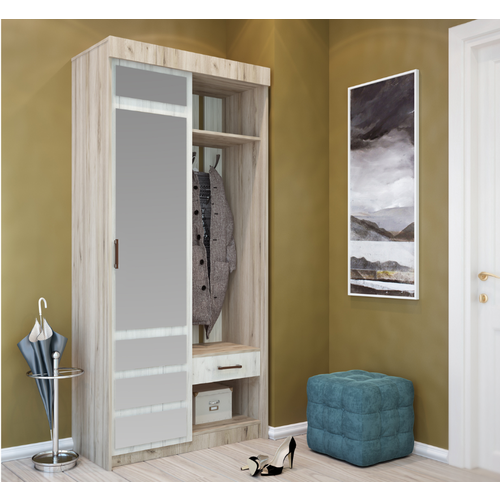 Прихожая Смарт 3 Дуб КантриДуб Прованс 1000 х 2100 х 471 мм Горизонт 18249₽