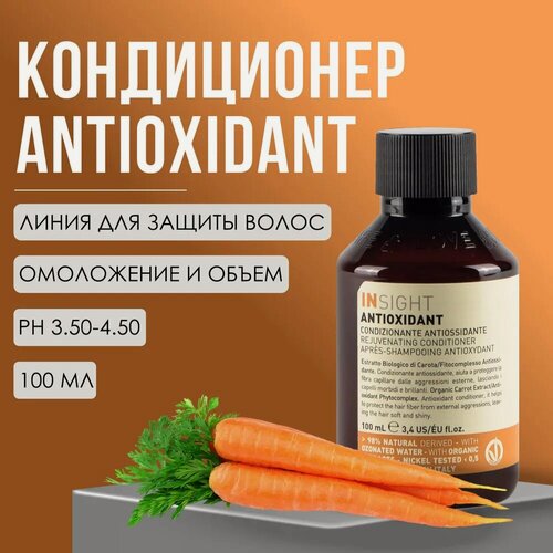 Изображение товара Кондиционер для защиты и омоложения волос Insight Professional ANTIOXIDANT с экстрактом моркови, 100 мл