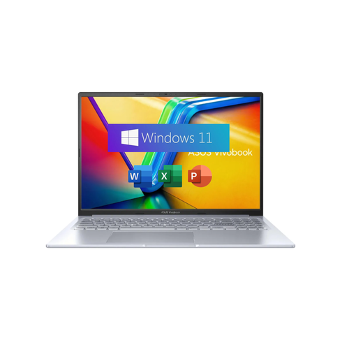 16 Ноутбук ASUS Vivobook 16 IPS AMD Ryzen 5 7530U RAM 16 ГБ DDR4 SSD 512 ГБ AMD Radeon Graphics Windows 11 Pro Office 2021 серебристый Русская раскладка 74990₽
