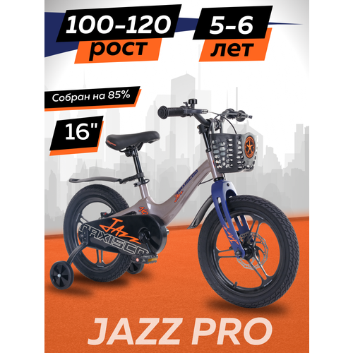 Велосипед Maxiscoo JAZZ Pro 16" (2024) Z-MSC-J1635P серый