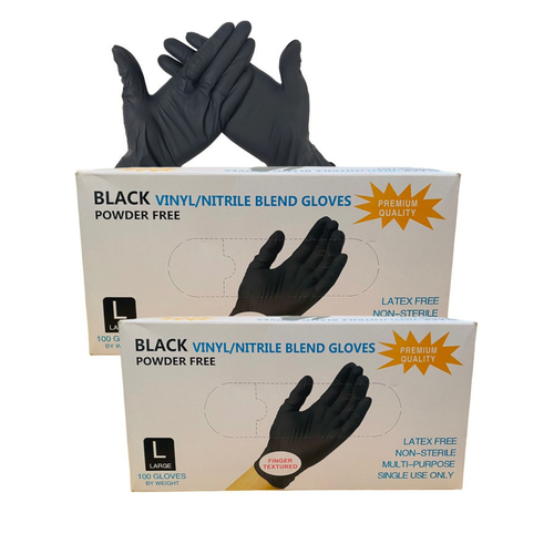 Перчатки нитрил-виниловые Wally Plastic L 100 шт 550₽