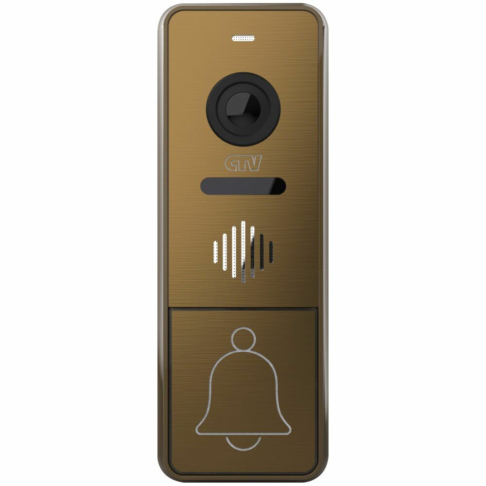 Вызывная панель для видеодомофонов CTV-D4005 2МП 1080p угол обзора 115гр по горизонтали ИК подсветка (Бронза)