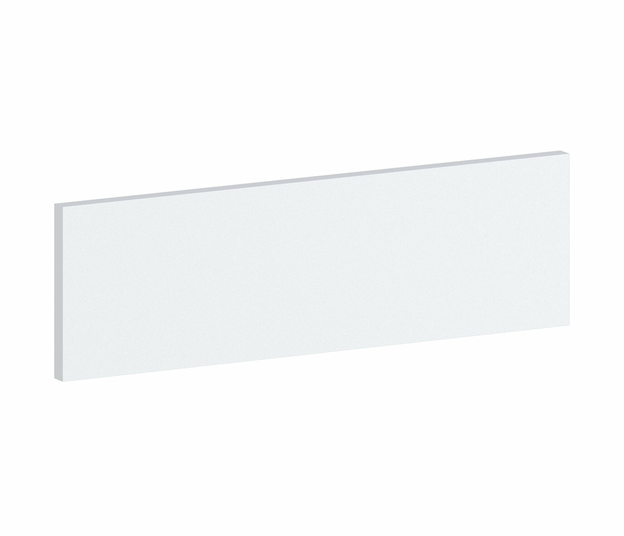 Боковой цоколь  Оливер  столплит  ЛДСП  белый  50 5 см x 15 см