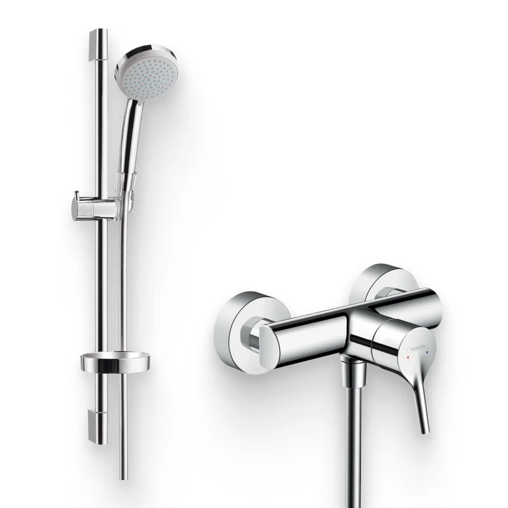 Душевой комплект Смеситель для душа Hansgrohe Talis S 72600000 / Гарнитур Croma 100 Vario 27771000 Unica C