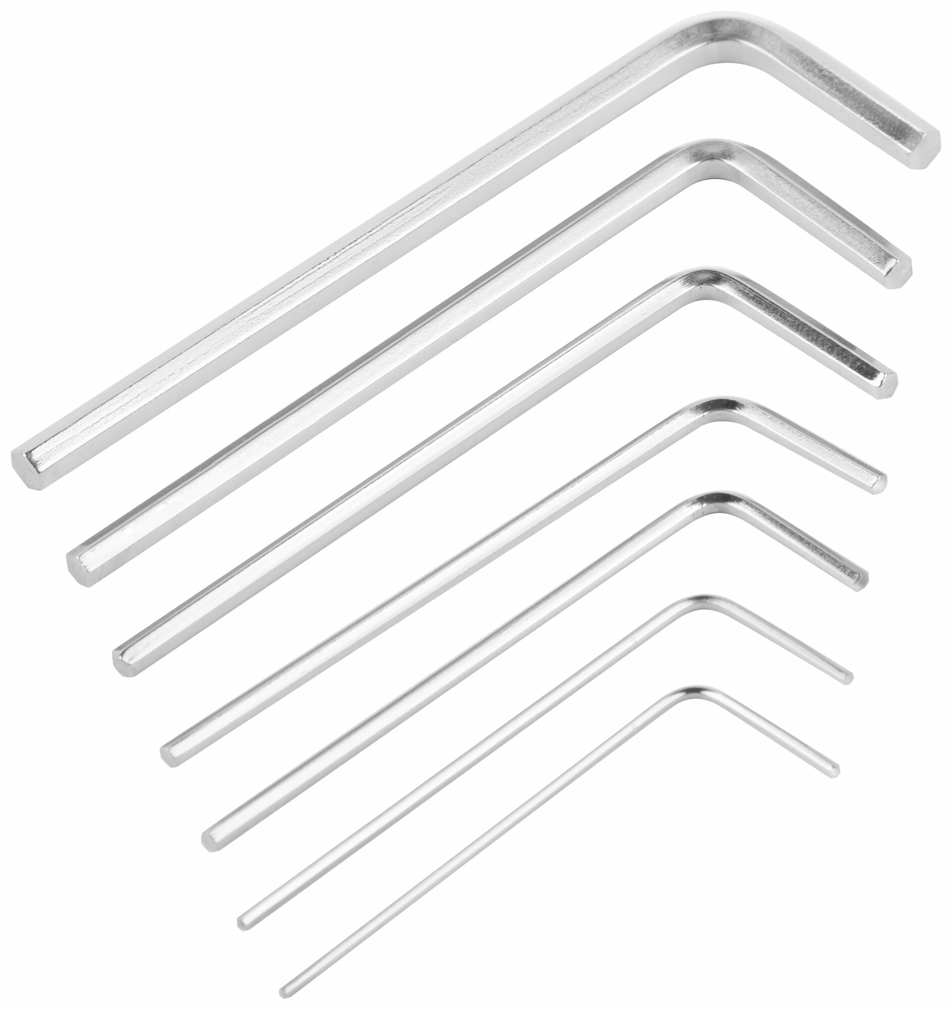 Ключи шестигранные CrV 7 шт. ( 07-30 мм ) в пластиковом держателе