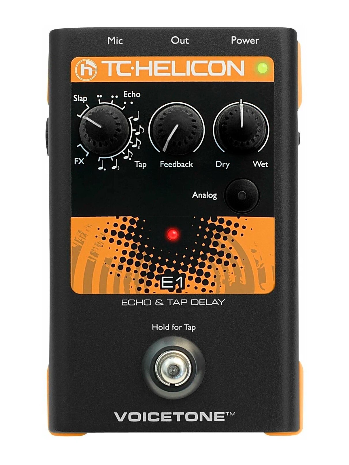 Вокальная педаль эффектов эхо и дилэй TC Helicon VoiceTone E1