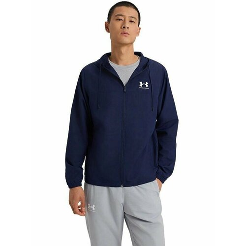 фото Ветровка under armour ua rival wvn windbreaker, размер xs, синий