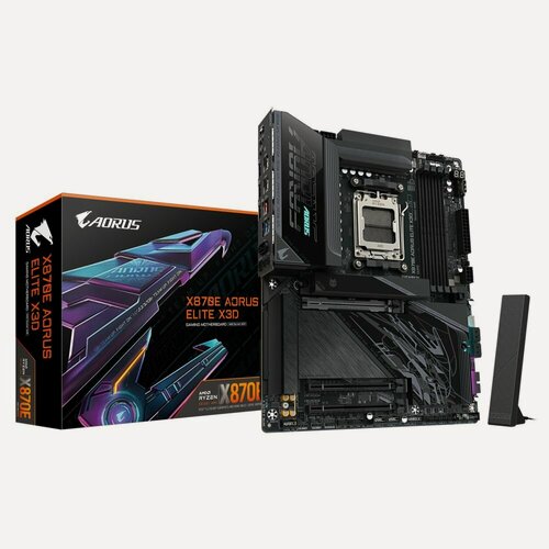 Изображение товара Материнская плата Gigabyte X870E AORUS ELITE X3D, AM5, AMD X870E, ATX, RTL (X870E AORUS ELITE X3D)