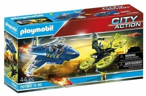 Игровой набор Playmobil «Полицейский самолет: погоня за дроном» 70780