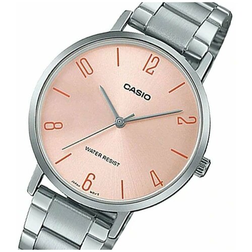 Наручные часы CASIO Collection LTP-VT01D-4B2, розовый, серебряный часы наручные casio ltp vt01d 1b