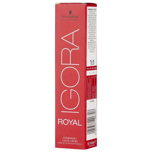 фото Schwarzkopf professional igora royal краситель для волос, 60 мл, 5-57 светлый коричневый золотистый медный