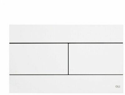 OLI Клавиша двойного смыва OLI 659041 Slim для инсталляционных систем, белая