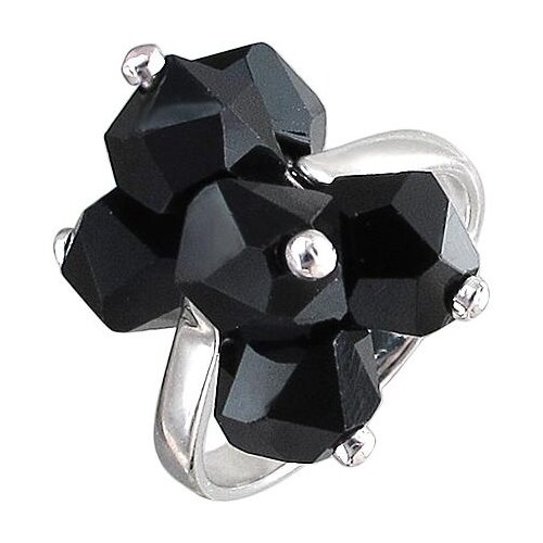 фото Эстет кольцо с 6 кристаллами swarovski из серебра 01к258707-1, размер 16