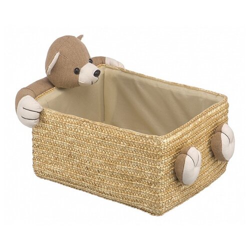 фото Natural house корзина медвежонок 31x24x16 см бежевый/коричневый