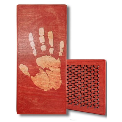 фото Доска садху с динамическими гвоздями, человек - 267 шаг 10мм красная goodwood