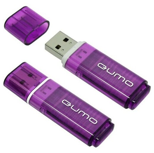 Флешка Qumo Optiva OFD-01 QM8GUD-OP1-Violet 8 Гб Orchid