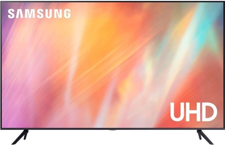 Samsung Телевизор Samsung 65" UE65AU7100UXCE титан {Ultra HD 60Hz DVB-T2 DVB-C DVB-S2 USB WiFi Smart TV (RUS)}