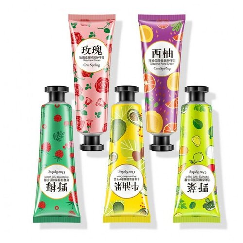 Подарочный набор кремов для рук ONE SPRING Hand Cream, 5 шт по 30 гр