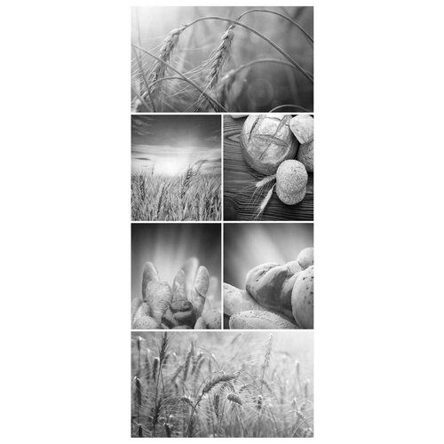 Самоклеящиеся фотообои Хлеб размер 90x210 см эффект отраженный 1928₽