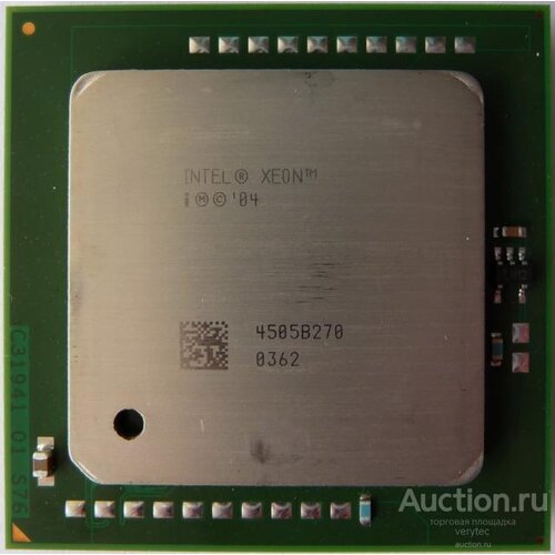 Процессор Intel Xeon 3000MHz Nocona S604, 1 x 3000 МГц, IBM процессоры intel процессор sl96c intel 3000mhz