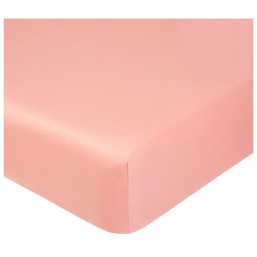 фото Простыня на резинке "арт постель" сатин; розовый; размер 140 х 200 артпостель