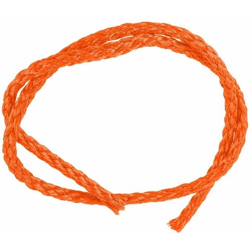 Шнур плетеный леерный 10 мм 10 метров для надувных лодок пвх, оранжевый