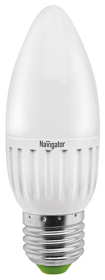 Navigator Свеча C37 E27 5W(370lm) 4000 4K матов. 103x37 пластик NLL-P-C37-5-230-4K-E27-FR 94483