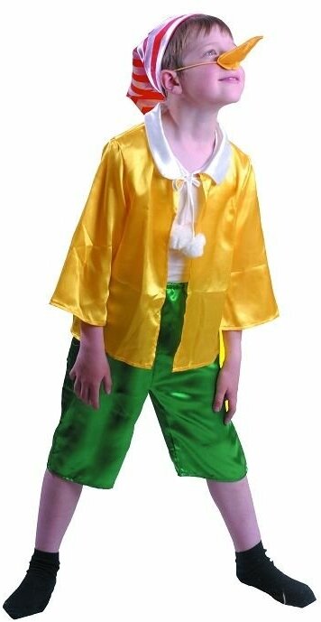 Детские маскарадные костюмы "Буратино", размер 28, рост 110 см