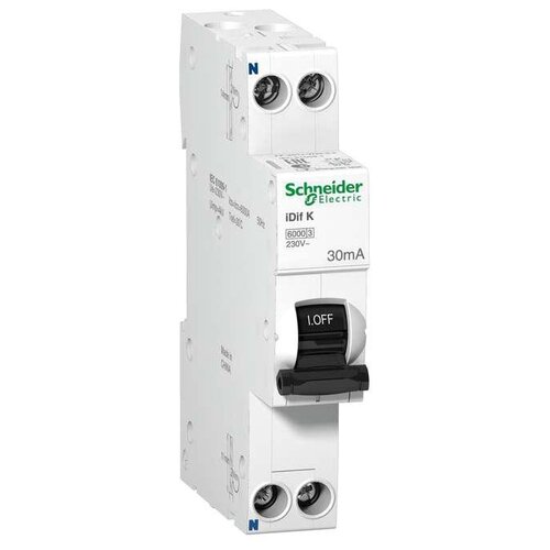 фото Дифференциальный автомат Schneider Electric Acti 9 iC60 RCBO 1П 30 мА C 25 А