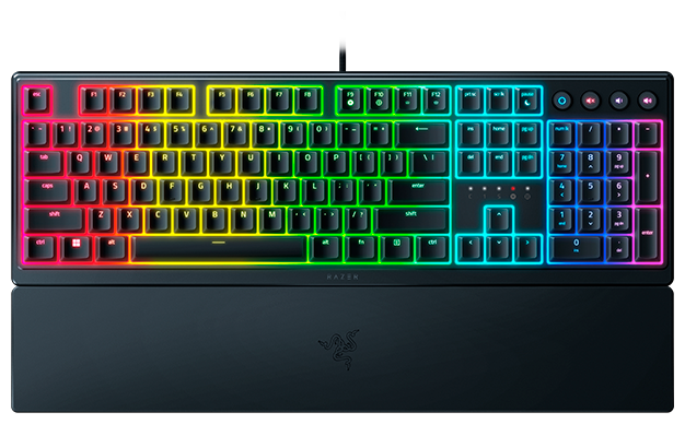 Игровая клавиатура Razer Ornata V3 TKL, русские буквы, механико-мембранные переключатели (RZ03-04881600-R3R1)