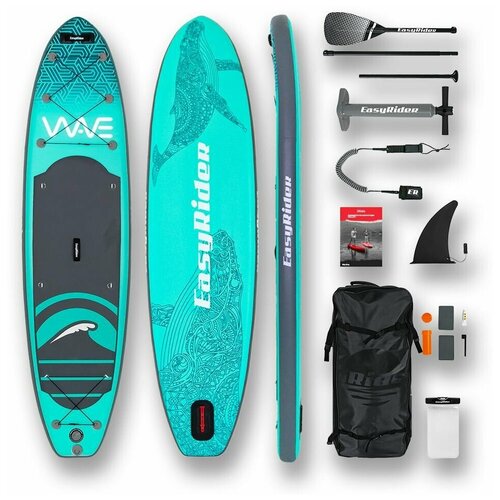 фото Sup-доска надувная для сапбординга easyrider wave 10.6 mint supboard/ сапборд