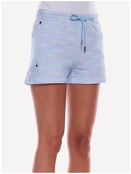 шорты для женщин, BIKKEMBERGS, модель: D107500M43950065, цвет: светло-синий, размер: L
