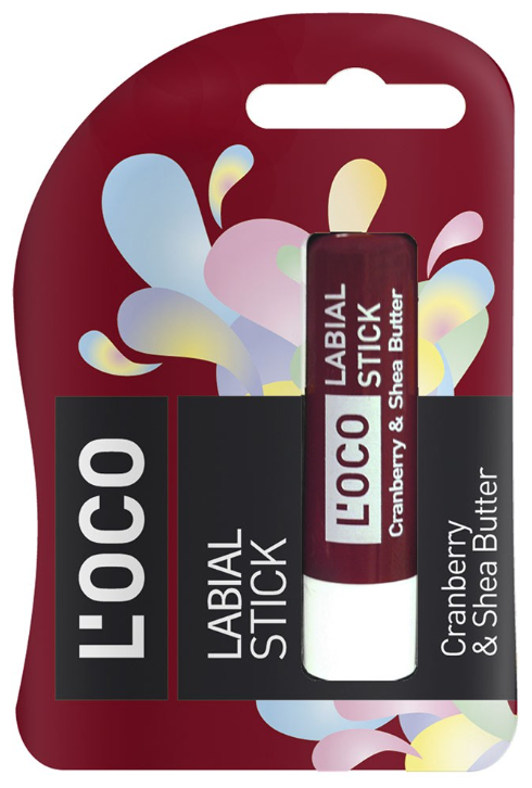 Бальзам для губ DCP L’OCO LABIAL STICK Клюква & Масло ши 5.1 гр