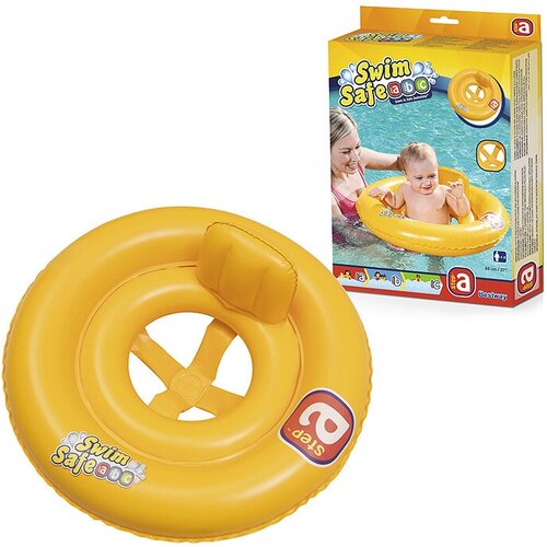 фото Круг для плавания swim safe ступень "а", с сиденьем и спинкой, от 1-2 лет, 32027 bestway promarket