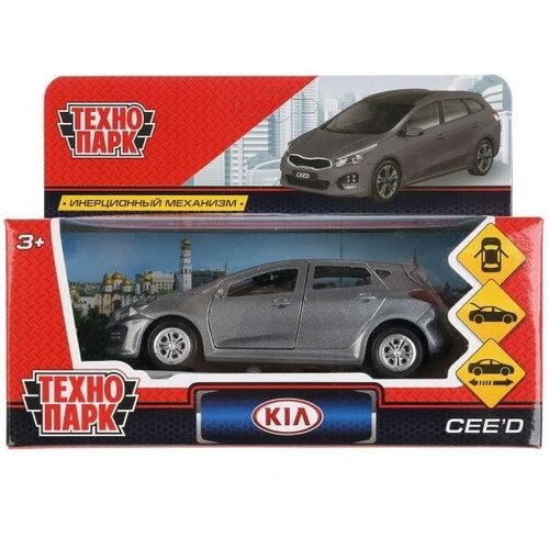 Модель CEED-GY KIA CEED серый Технопарк в коробке модель ceed police kia ceed полиция технопарк в коробке