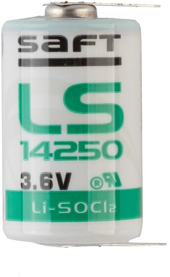 Батарейка SAFT LS 14250 Lithium 2PF 1/2AA, 1200 мАч