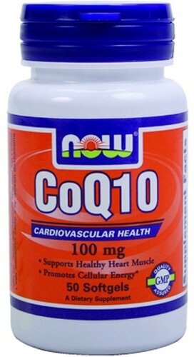 Изображение Now CoQ10 100 мг 50 капсул