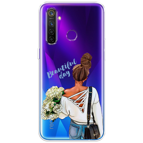 Силиконовый чехол на Realme 5 Pro / Реалми 5 Про Beautiful day vector, прозрачный силиконовый чехол на realme 10 pro реалми 10 про beautiful day vector прозрачный