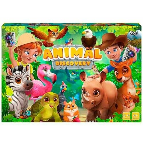 фото Настольная развлекательная игра animal discovery danko toys