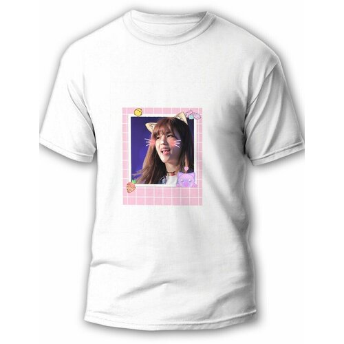 фото Футболка будь на стиле, футер, размер 2xl, белый