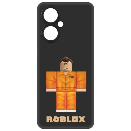 Чехол-накладка Krutoff Soft Case Roblox-Заключенный для TECNO Camon 19 Pro черный чехол накладка krutoff soft case roblox заключенный для tecno camon 18 черный