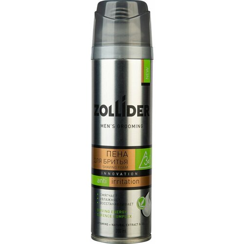 Пена для бритья Zollider Anti-Irritation, 200 мл