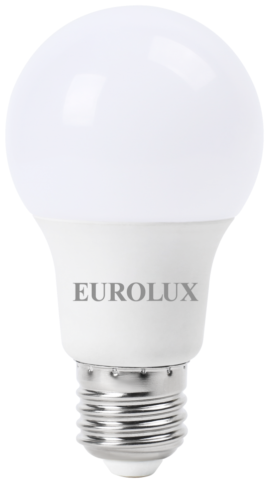 Лампа светодиодная LL-E-A60-9W-230-2,7K-E27 (груша, 9Вт, тепл, Е27) Eurolux