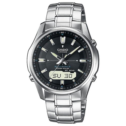 Наручные часы CASIO LCW-M100DSE-1A, черный, серебряный