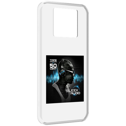 Чехол MyPads 50 Cent - Sleek Audio для Black Shark 3 5G / Black Shark 3S задняя-панель-накладка-бампер