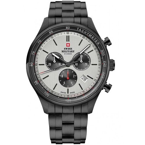 Мужские швейцарские наручные часы с тахиметром Swiss Military by Chrono SM34081.05 с гарантией