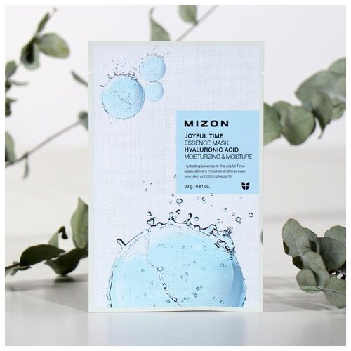 MIZON Тканевая маска для лица с гиалуроновой кислотой MIZON Joyful Time Essence Mask Hyaluronic Acid, 23 г