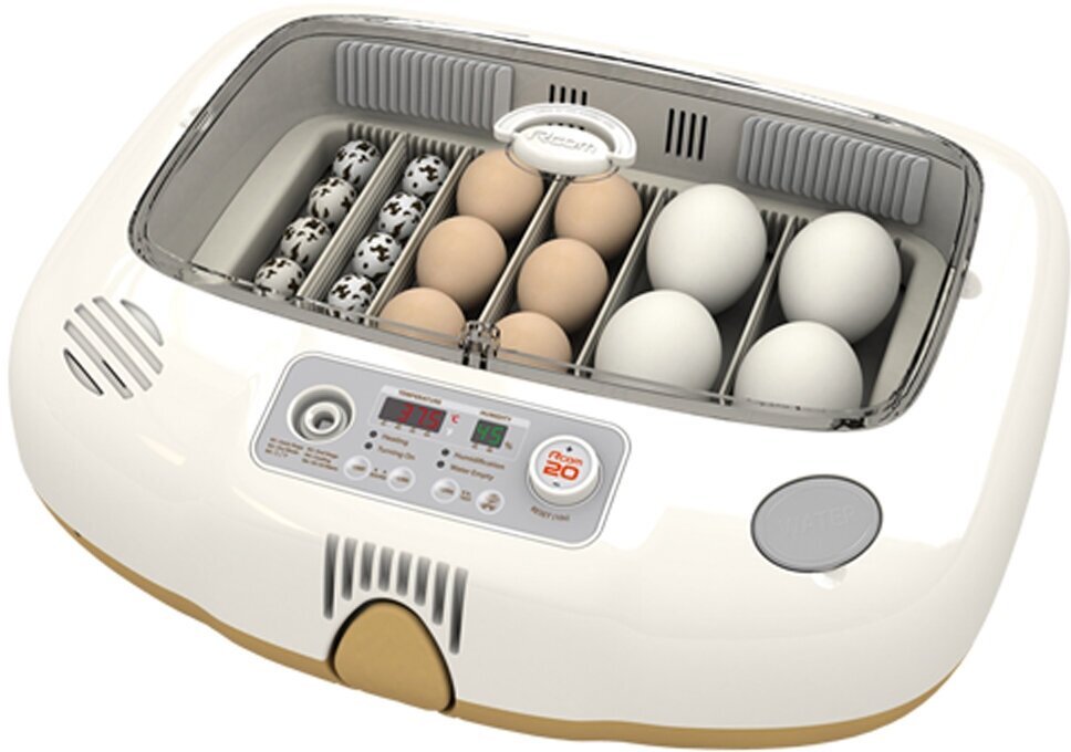 Инкубатор Rcom 20 DO MAX автоматический для яиц с овоскопом