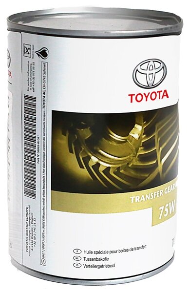 TOYOTA Масло трансмиссионное Toyota SAE Lf, 75W, трансмиссионное, 1L 0888581081