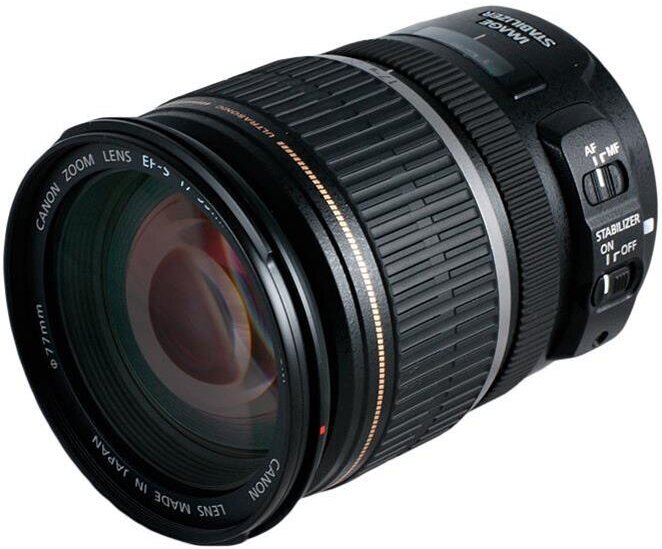 Объектив Canon EF-S 17-55mm f/2.8 IS USM, черный